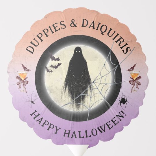 Discover Duppies & Daiquiris Halloween Party Balloon