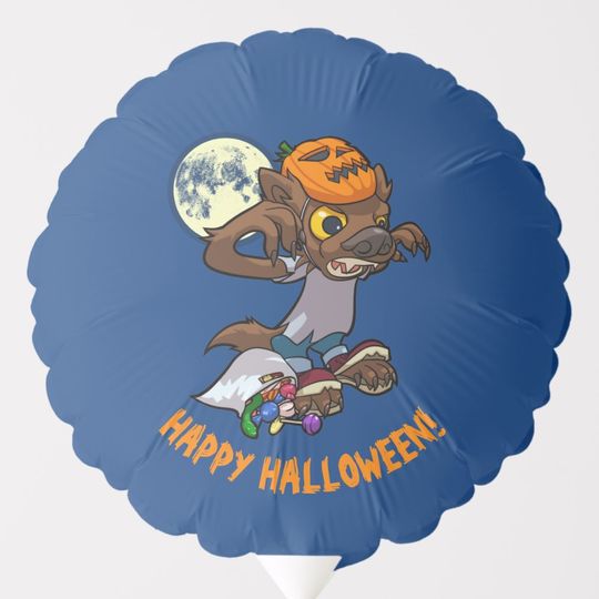 Discover Halloween Trick Or Treat  Little Cartoon Werewolf Balloon