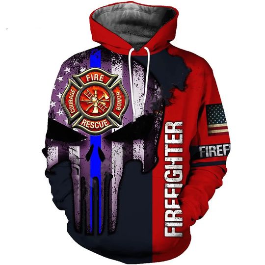 Discover New Y2k Skull 3D Hoodies Men's For Hoodies