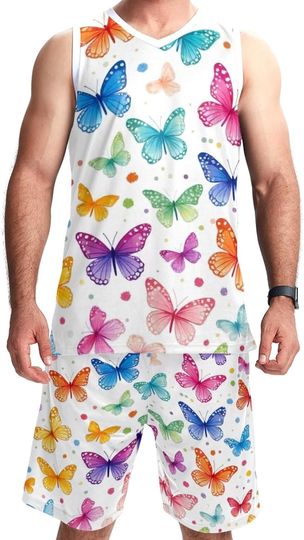 Discover Butterflies Basketball Jersey Sets