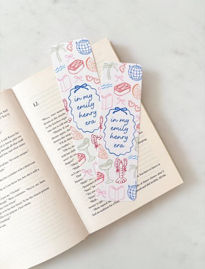 Discover In My EmHen Era Bookmark | Emily Beach Reads Bookmark | Great Big Beautiful Life Bookmark | Romance Bookmark | Book Lovers Bookmark
