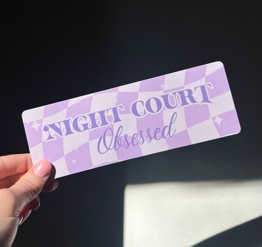 Discover ACOTAR Bookmark , a court of thorns and roses bookmarks cute bookmarks for men , booktok accessories night court obsessed rhysand bookmark