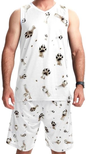 Discover Uniform Cute Little Dog Paw Basketball Jersey Set