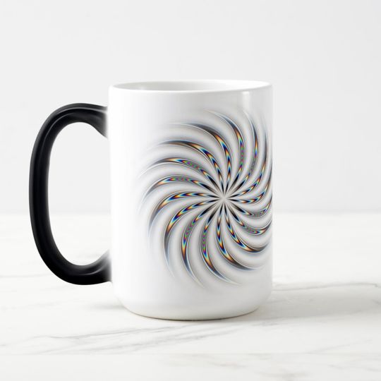 Discover Morphing cup - Bright spiral w/ illusory motion
