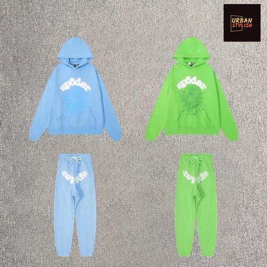 Discover The Web Hoodie & Jogger Set Unisex Streetwear Tracksuit 2-Piece Matching Outfit