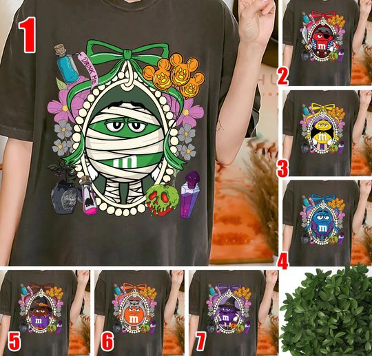 Discover Custom M&M Halloween Character Shirt, M And M Halloween Shirt