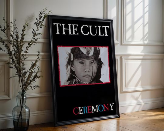 Discover The Cult Poster | Ceremony Poster | Album Cover Poster | Rock Band Poster | High Quality Prints | Music Poster Gifts | Free USA Shipping