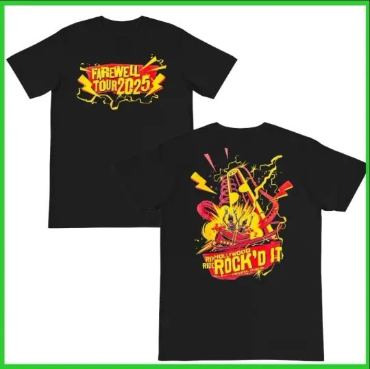 Discover Hollywood Rip Ride Rockit Farewell Tour T-Shirt