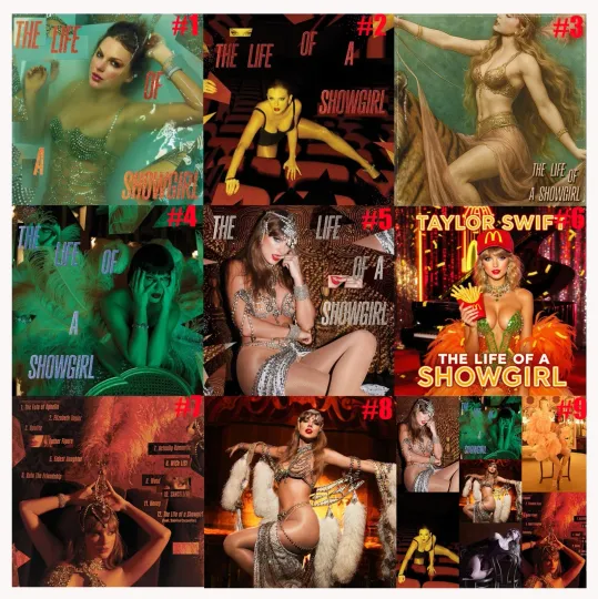 Discover The Life of a Showgirl Album Cover Poster