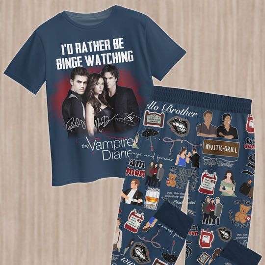 Discover The Vampire Diaries Pajamas, Damon Salvatore