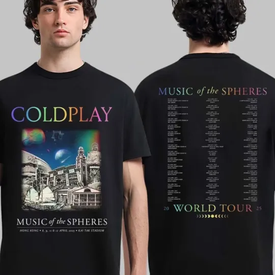 Discover Coldplay Hull UK Music Of The Spheres Tour 2025 On August 18 And 19 T-Shirt