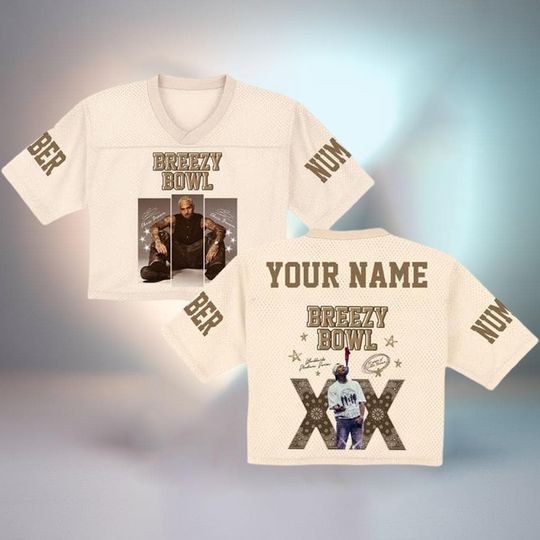Discover Custom Breezy Bowl Jersey, Personalized Music Fan Shirt