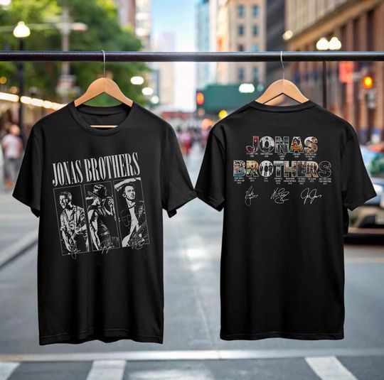 Discover 20 Living the Dream Tour 2025 Shirt, Gifts for Fans Jonas Brothers x Marshmello
