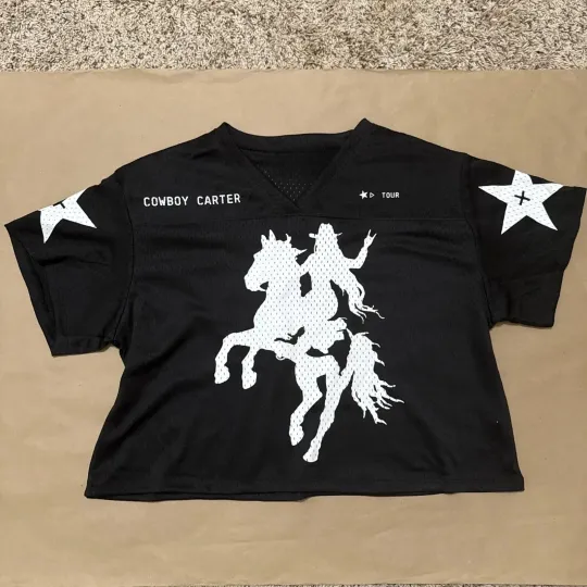 Discover Beyonce Cowboy Carter Tour Mesh Jersey