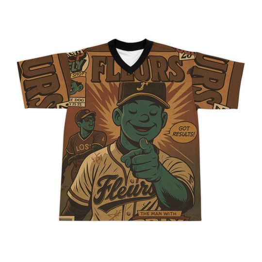 Discover Fleurs Retro Sports Jersey