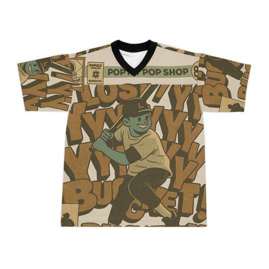 Discover Fleurs Retro Football Jersey