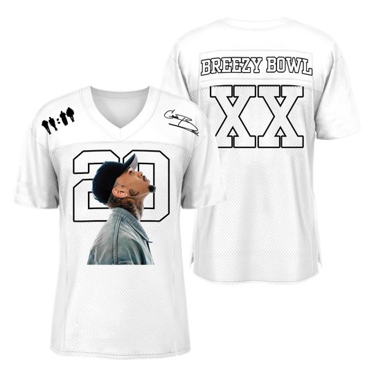 Discover BREEZY BOWL JERSEY '25 (Glow N' the Dark) Football Jersey, Custom Color Football Jersey