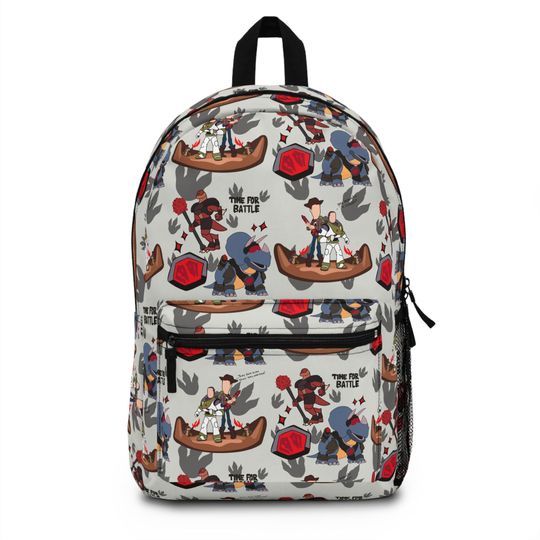 Discover BATTLESAURS toy stories Bag, Fantasy Themed School Backpack, Cosplay Accessory, Gamer Gift Idea, RPG Travel Pack