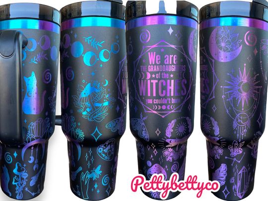Discover We are the Granddaughters of the Witches You Couldn't Burn Tumber- Whitchy Tumbler - Witch Tumbler - engraved Tumbler - 40oz tumbler