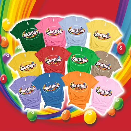 Discover Skittles Halloween Costume, Candy group halloween shirts, Candy Bar Shirt, Teach