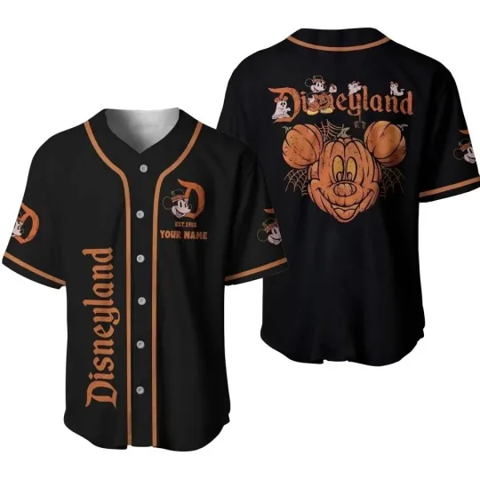 Discover Disneyyland Halloween Baseball Jersey For Baseball Fans, Disneyyland Baseball 3d