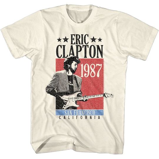 Discover Eric Clapton San Francisco 1987 T-Shirt