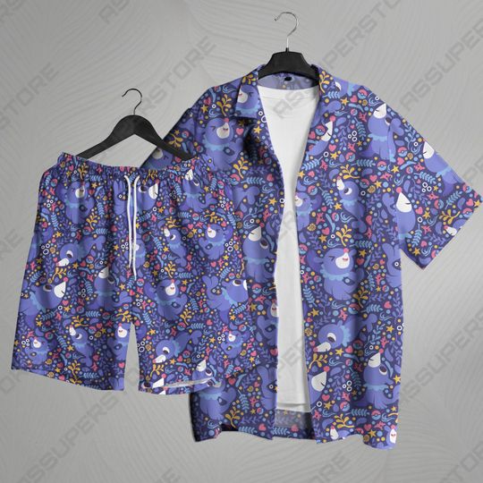 Discover Squeaky Hawaiian Shirt Hawaiian Button-Up Shirt Tropical Hawaii Set Summer Beach Short Summer Shirt Gifts