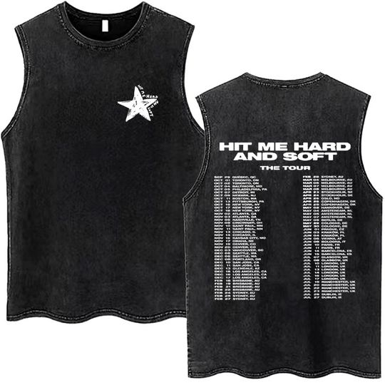 Discover Hit Me Hard and Soft Trendy Graphics Tank Tops