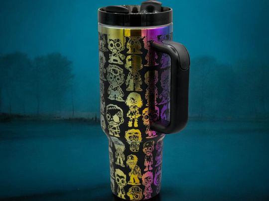 Discover Engraved Halloween Tumbler | Spooky Tumbler | Halloween Cup | Zombie Tumbler | Halloween Gift | Laser Engraved Tumbler