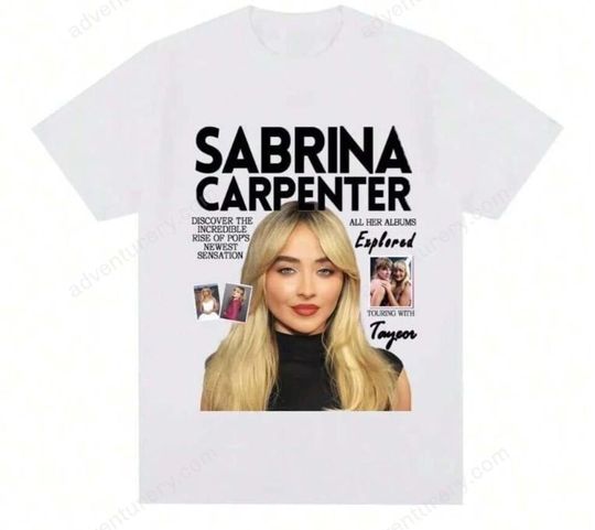 Discover Fashion-Sabrina Carpenters Fashion T-Shirt Men Woman Casual Cotton Short Sleeve Oversized