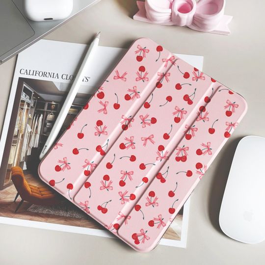 Discover Cherry Bow iPad Case