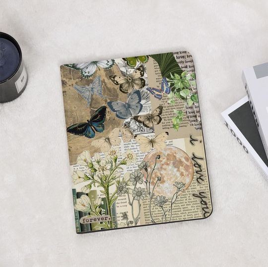 Discover Butterfly Flower Collage iPad Case