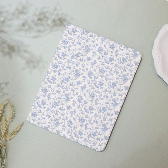 Discover Blue Floral iPad Cover, Custom Flip Case, Protective Tablet Gift for Her