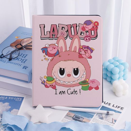 Discover Cute Cartoon Labubu  iPad Case