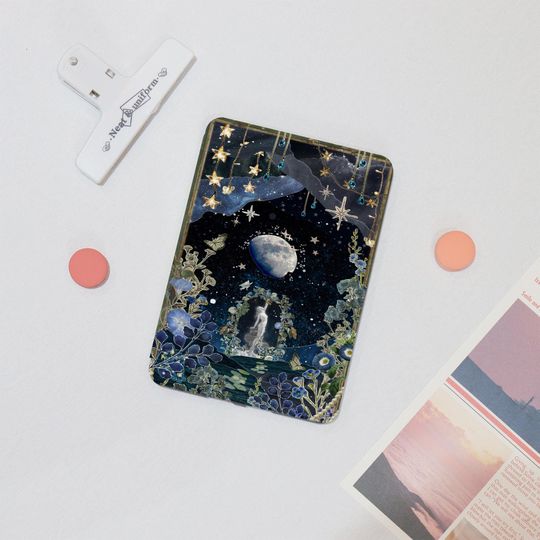 Discover Celestial Floral Kindle Case, Paperwhite 5/6 6.8" Cover for Kindle 8/10/11/12, Gift Idea