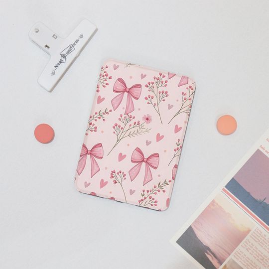 Discover Floral Bows Kindle Case, Kindle 8/10/11/12th, Gift for Mom