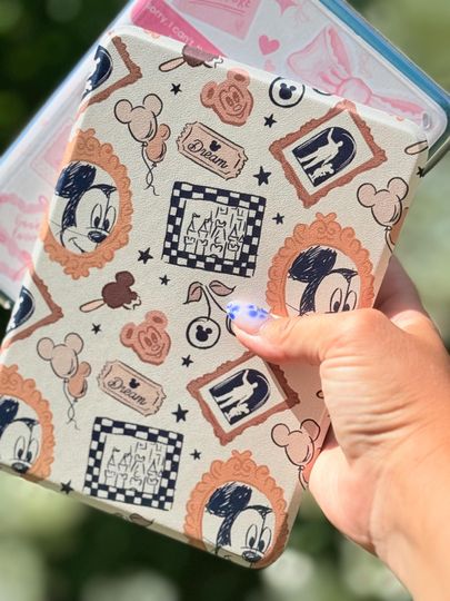 Discover Magical Mouse Park Inspired Neutral Kindle Case | E-Reader Cases | Kindle Paperwhite Case | Gift For Readers