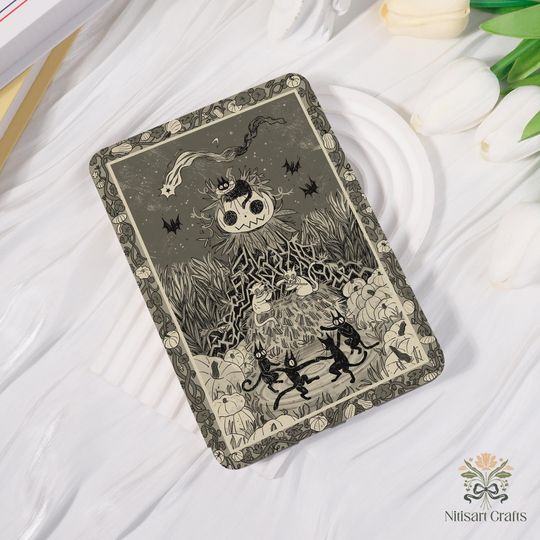 Discover Mystic Scarecrow 2024 KPW6 Kindle 10th 11th 12th Case 6" Paperwhite 6.8" 7" ,PW 5/6/7 Kindle Colorsoft basic Paperwhite cover