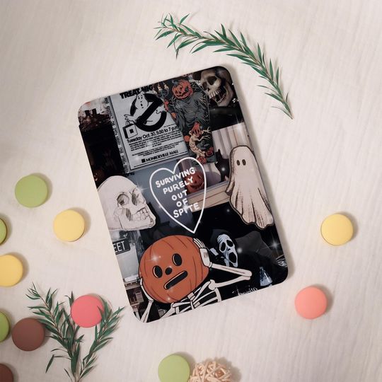 Discover Pumpkin Ghost Collage Kindle Case