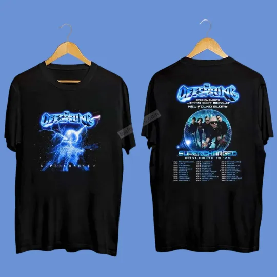 Discover The Offspring Supercharged Worldwide In ’25   Shirt, Gift for Fans
