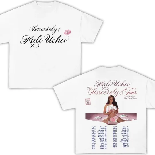 Discover Kali Uchis tour 2025 T-shirt Reprint