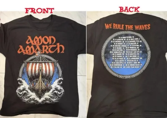 Discover NEW! Amon Amarth 2025 USA Tour T-Shirt REPRINT