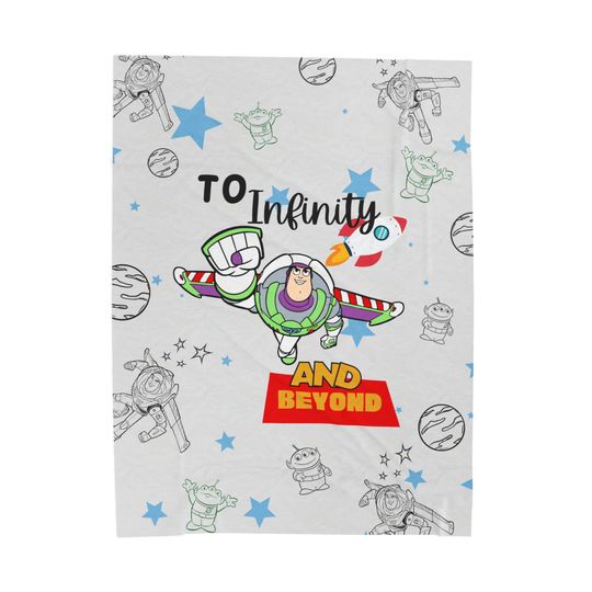 Discover Personalized toy stories Blanket Kids Buzzz Lightyearr Minky Blanket