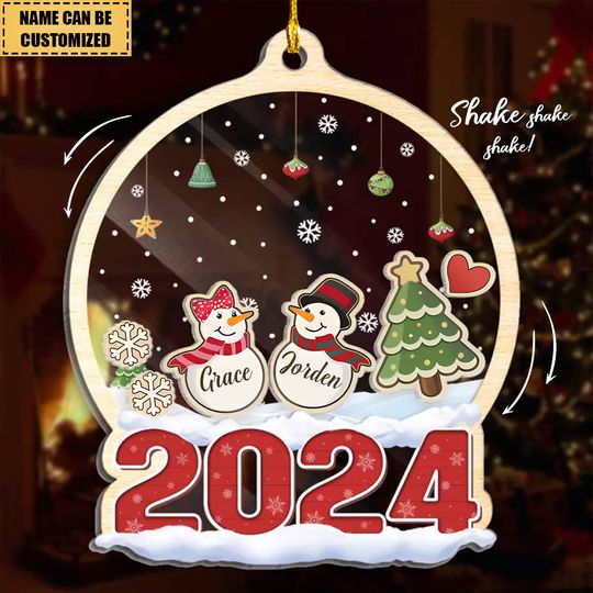Discover We Have A Forever Type Of Love - Couple Personalized Shaker Ornament