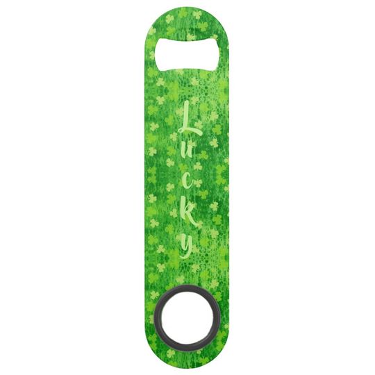 Discover St Patrick's Day ~ Stainless Steel Bottle Opener