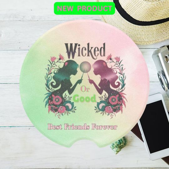 Discover Wicked Soapstone Car Coaster, Changed for Good Coaster, Car Decor