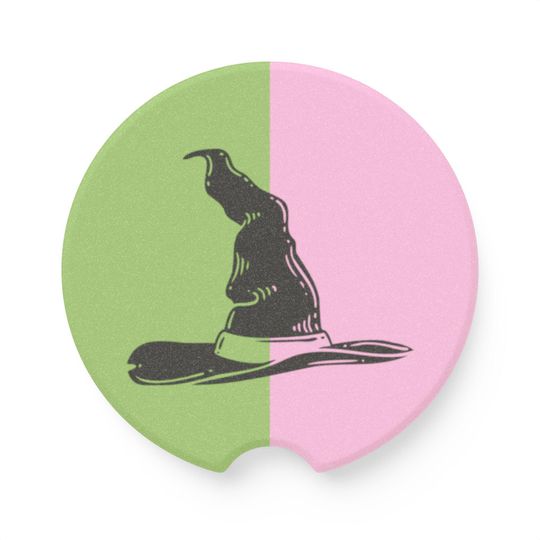 Discover Car Coaster, Wicked Musical Car Cup Holder, Decorative Soapstone Coaster