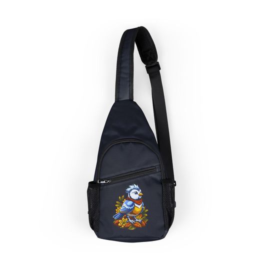 Discover Stylish Chest Bag with Colorful Bird Design, Crossbody Bag, Travel Essentials, Gift for Nature Lovers, Everyday Use