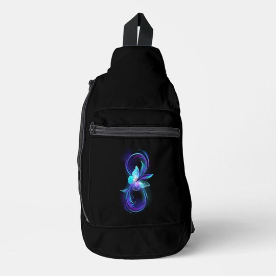 Discover Glowing Infinity with Magic Butterfly Sling Bag