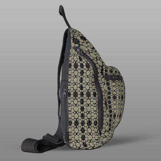 Discover Modern Hexa Black Ivory White Ursidae Sling Bag